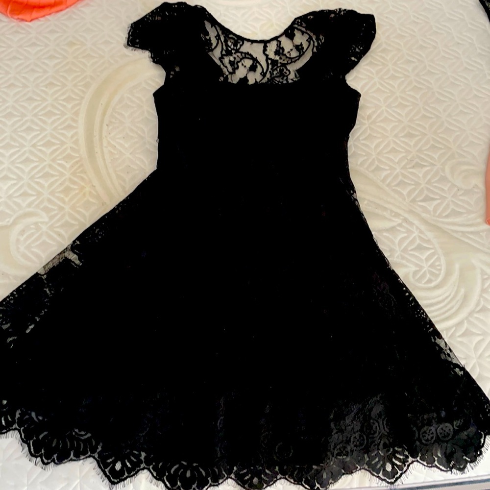 Lacy black dress